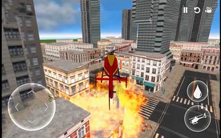 Helicopter Simulator: Firefighter Rescue Flight 3D-poster