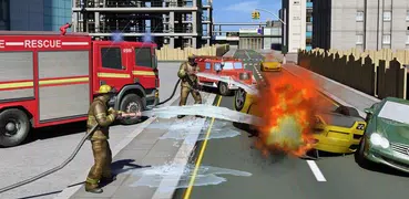 Real Hero FireFighter 3d Game