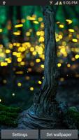برنامه‌نما Fireflies Live Wallpaper عکس از صفحه