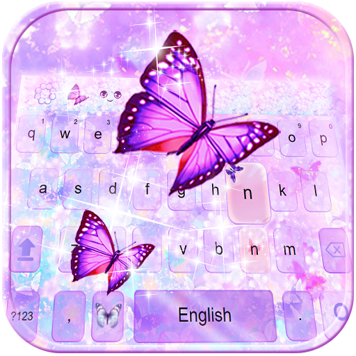 Schmetterling Tastatur Thema
