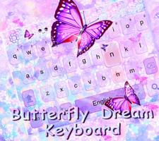 Papillon Clavier Keyboard Affiche