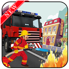 fireman hero & rescue adventure game 2018 आइकन