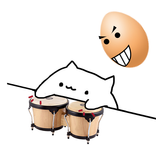 ”Bongo Cat Egg Survival - Bongo Cat Meme Game