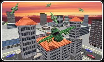 Army Flying Car Parking 3D Affiche