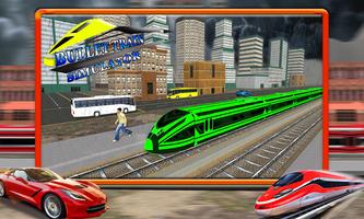 Rail Bullet Train Driver Game ポスター