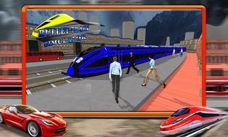 Rail Bullet Train Driver Game captura de pantalla 2