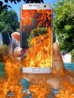 Fire on the screen Affiche