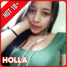 Hot HOLLA Live Chatroulette icône