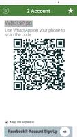 2 Account for whatsapp پوسٹر