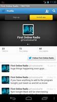 First Online Radio پوسٹر