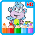 Coloring Book For Dora Girls