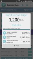 Exercise Calorie Calculator capture d'écran 2