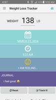 Weight Loss Tracker Affiche