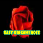 easy origami rose アイコン