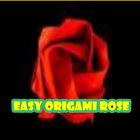 easy origami rose أيقونة