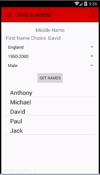 First & Middle Name Generator APK for Android Download