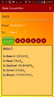 Base Converter (with fraction) screenshot 1
