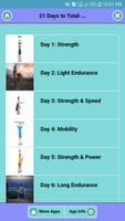 21 Days to Total-Body Fitness Cartaz
