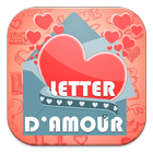 Lettres D'amours SMS ไอคอน