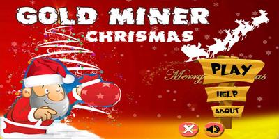 Gold Miner Christmas Affiche
