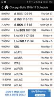 Basketball Schedule / Scores captura de pantalla 1