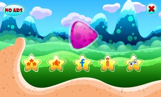 Game for kids - animal bubble الملصق