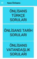 Önlisans KPSS Çıkmış Sorular Affiche