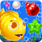 Fish Treasure Match 3 icône