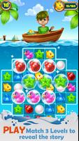 Fish Treasure Match 3 تصوير الشاشة 3