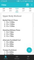Fitlist - Workout Log & Gym Tr-poster