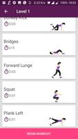 FW-Full Body Workout,Lose Weight,Fitness Women App ภาพหน้าจอ 1