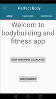 fitness & body building 포스터