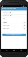 Protein Calculator - For building muscle پوسٹر