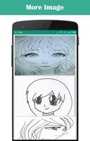 Drawing Anime Face imagem de tela 1