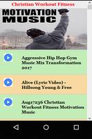 Christian Workout Fitness Motivation Music Affiche
