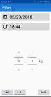 Weight Tracker - BMI calculato スクリーンショット 3