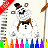 Five nights coloring book