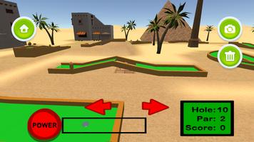 برنامه‌نما Mini Golf 3D: Great Pyramids عکس از صفحه