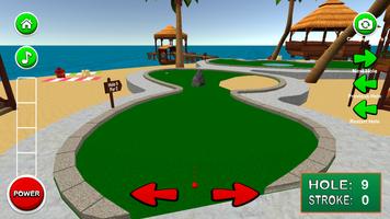 Mini Golf 3D Tropical Resort 2 capture d'écran 3