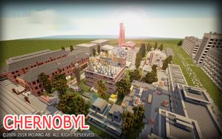 Pripyat City map for MCPE Affiche