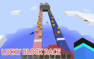 Lucky Block Race mod for Minecraft PE capture d'écran 1