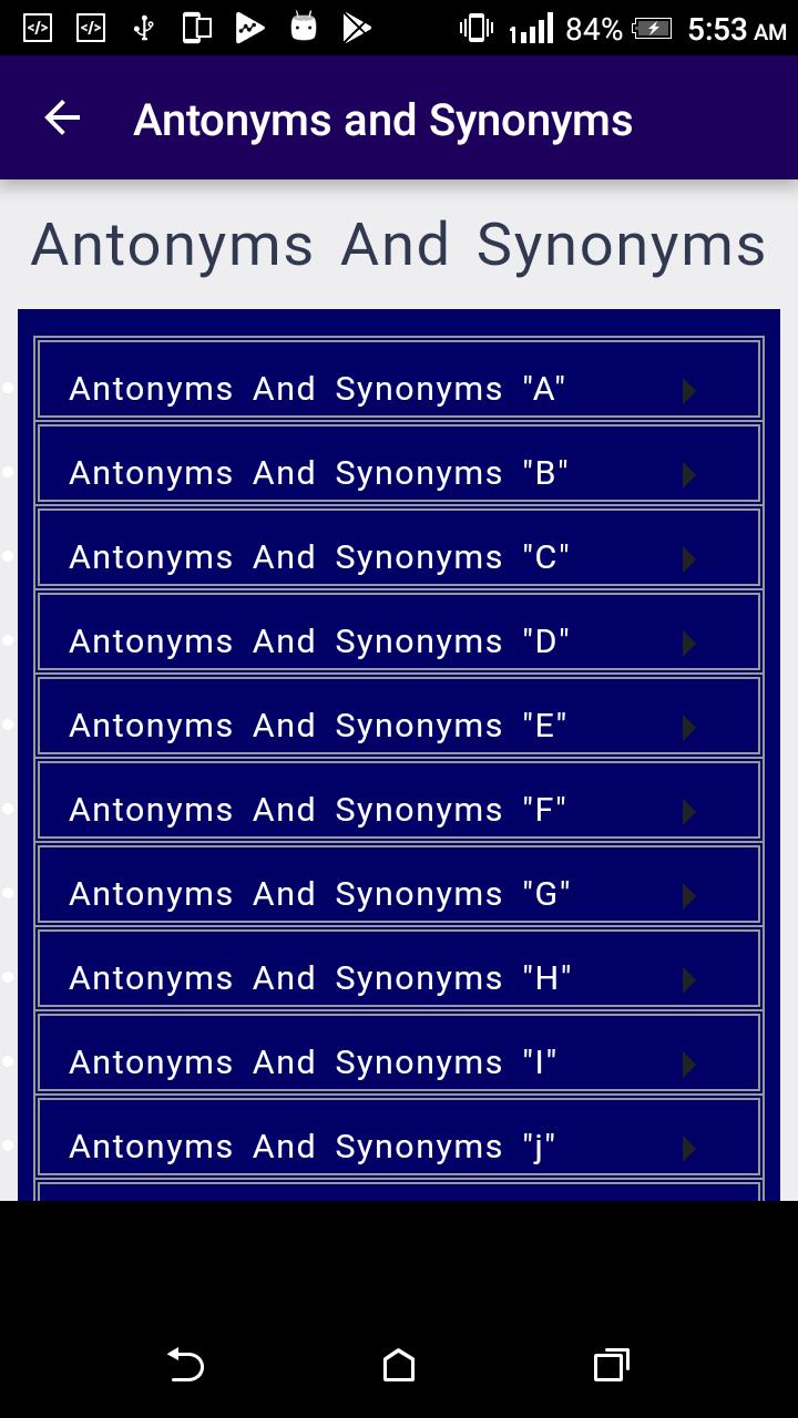 Word meaning, Synonym, Antonym - learning through pictures