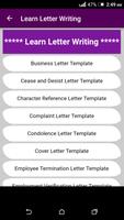 Learn English Letter Writing - With 1000+ Examples Poster