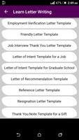 Learn English Letter Writing - With 1000+ Examples screenshot 2