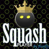 Squash player icon