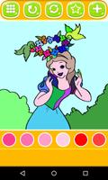 Coloring For Kids - Princess capture d'écran 2