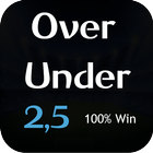 Over Under 2.5 Goals - Sure Fixed Matches 100% アイコン