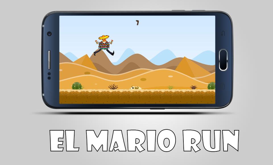 The description of El Mario Running App.