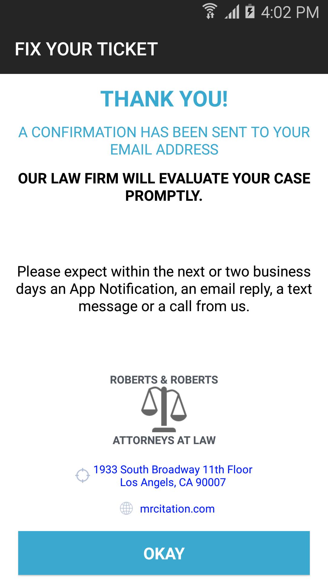 Fix A Ticket >> Fix Your Ticket Roberts Roberts Law Firm For Android Fix A Ticket >> Fix Your Ticket Roberts Roberts Law Firm For Android
