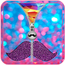 Mustache Zip Screen Lock aplikacja